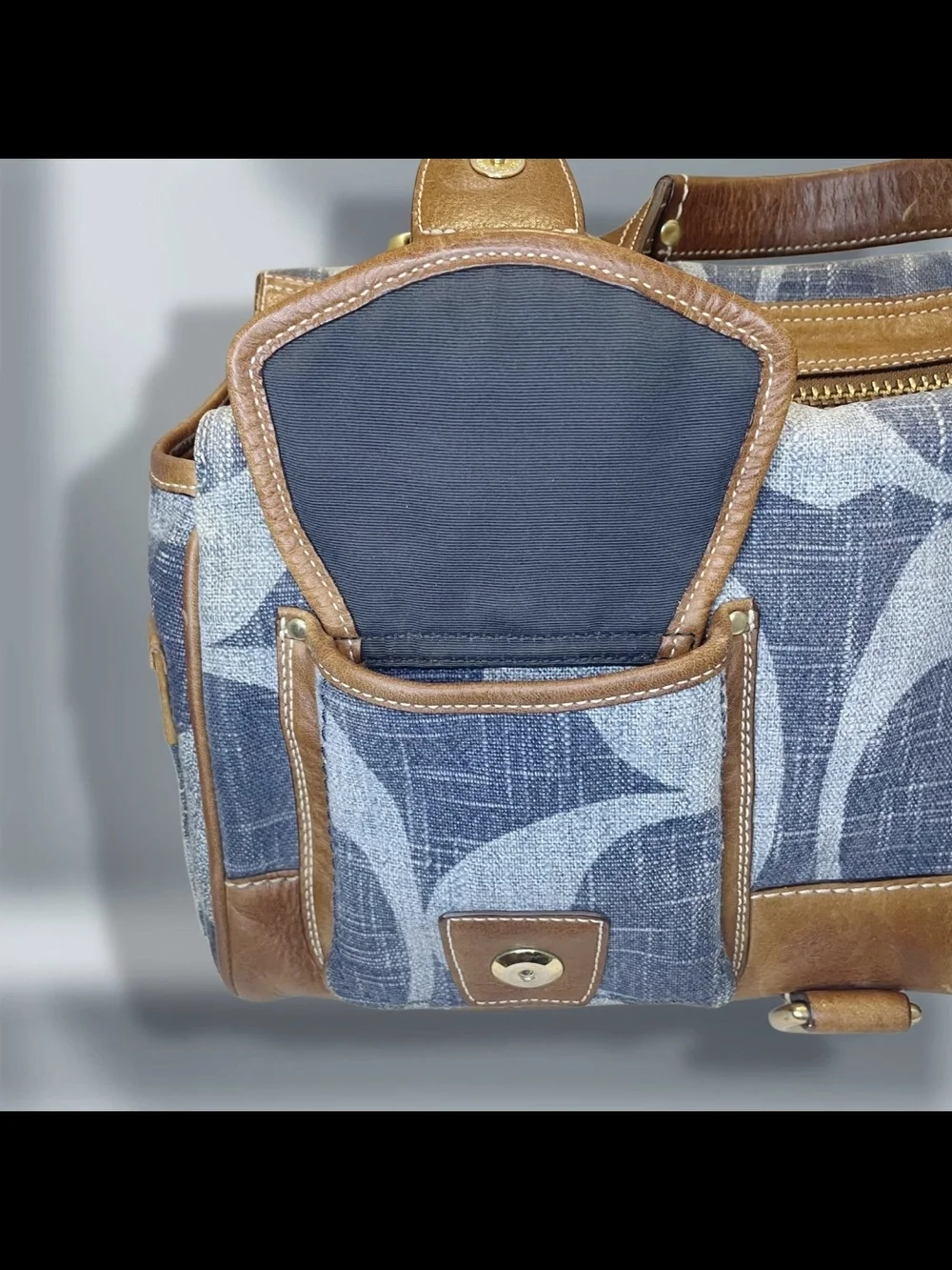 Coach Denim Mandy Legacy Handbag